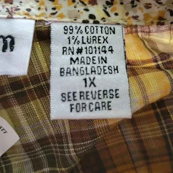 Millenium Blouse 1X NWT - Picture 4 of 4